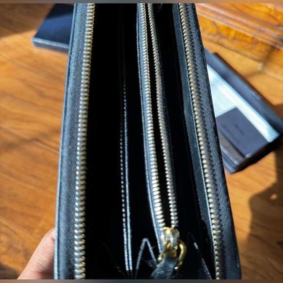 Prada Portafoglio Lampo Saffiano Wallet full inclusion, box-tissue-authenticity - Picture 7 of 12